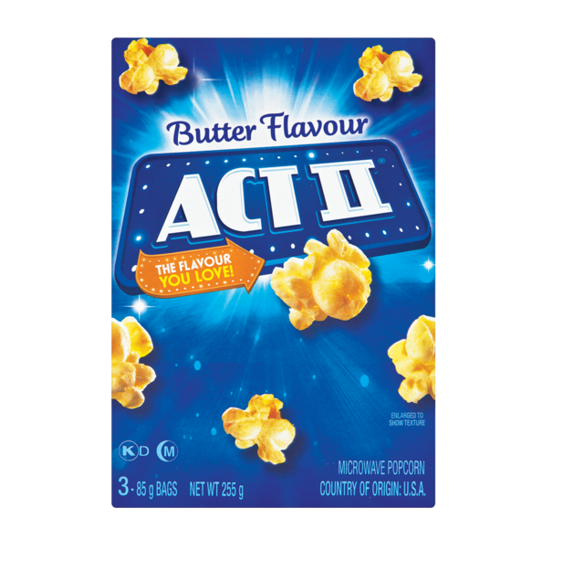 Act 2 deals microwave popcorn