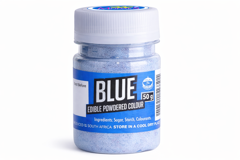 Blue Edible Powder Colour 6 x 50 g - Modaks