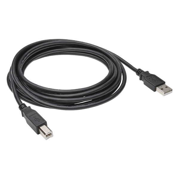 High Speed USB 2.0 A To Printer USB B Connector Cable - 3M - Black