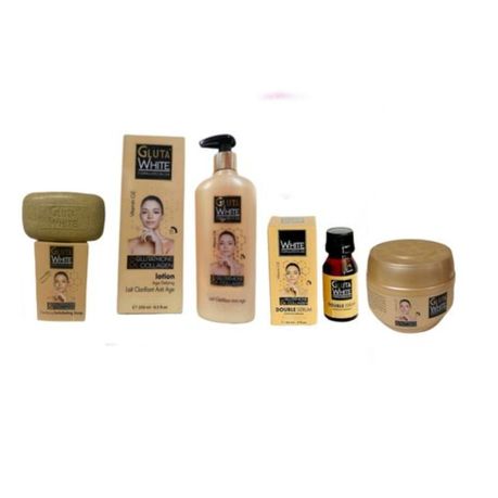 Glutathione with Collagen Soap, Lotion, Cream & Serum Complete Kit | Shop  Today. Get it Tomorrow!