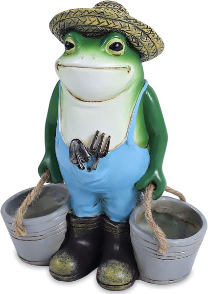 Frogs Garden Statue for Yard, Garden Decoration and Housewarming Gift