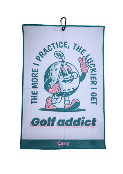 CA Waffle Golf Towels - Golf Addict