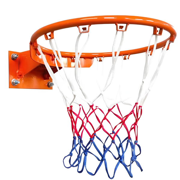 Arfast - Heavy Duty Wall-Mounted Basketball Hoop with Net - 110kg Capacity