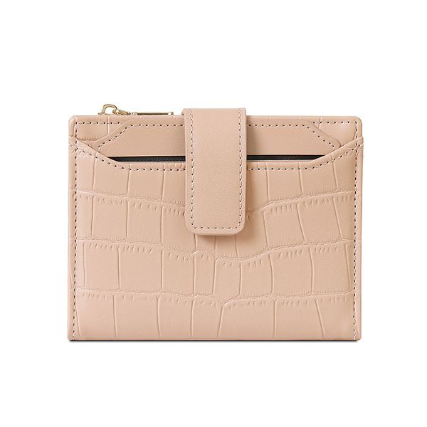 Women's Stone Pattern Multi-Card Compact Wallet