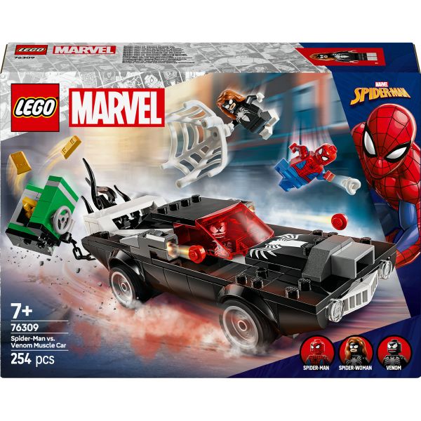 LEGO® Marvel Spider-Man vs. Venom Muscle Car Buildable Toy Vehicle Set 76309