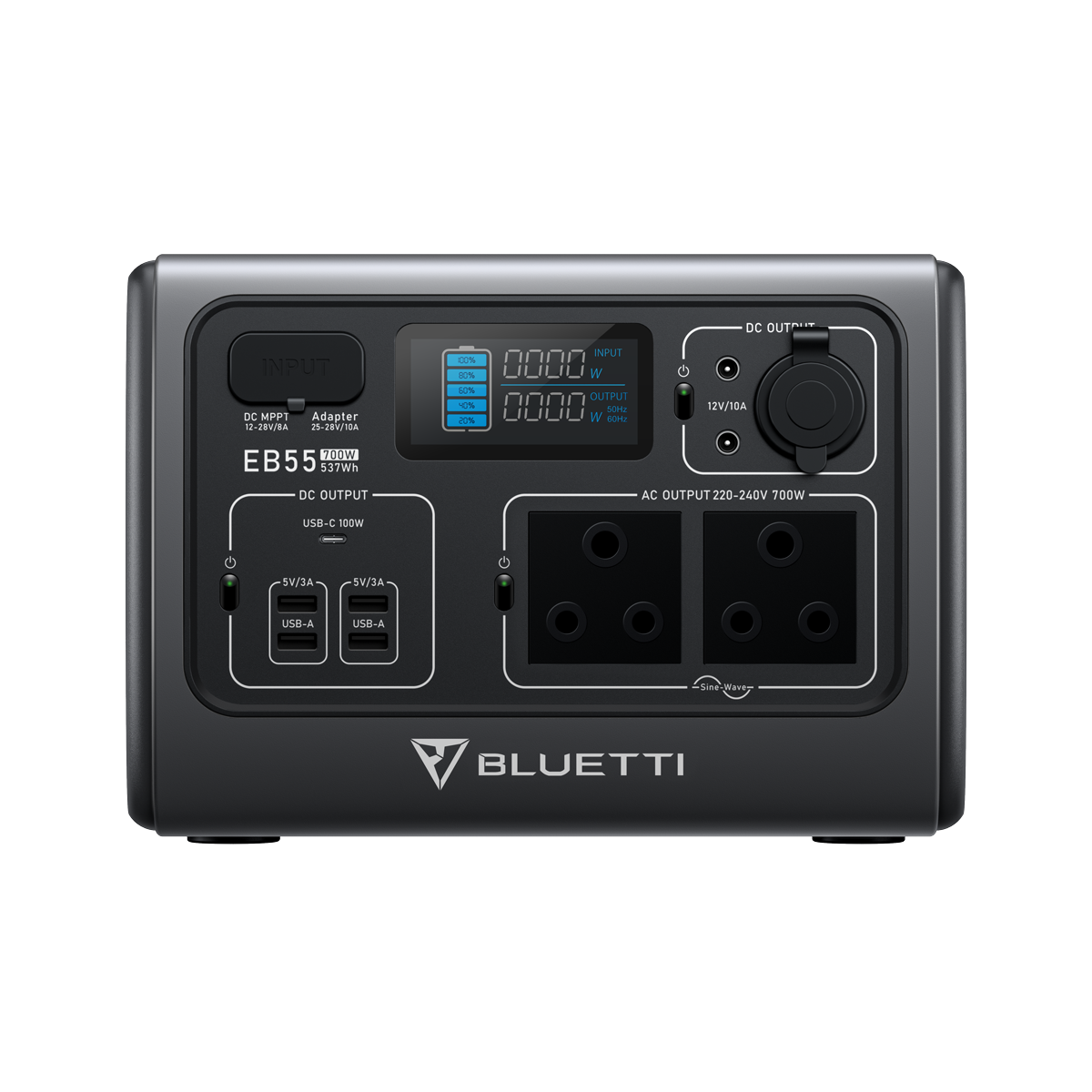 新古品　収納袋付き　BLUETTI EB55 537Wh 700W BLUETTI EB55 Portable Power Station | 700W 537Wh | Shop Today. Get