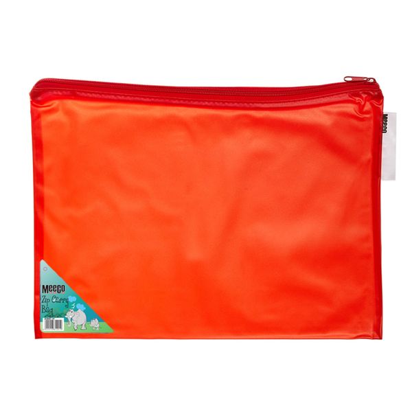 Meeco Carry Bag with Zip Closure - Red