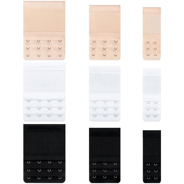 9 Piece Bra Extenders Hook Strap Bra Band Extension Elastic