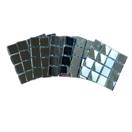 Mosaic Tiles Mirror 23x23mm (Craft Size Sheets) Image