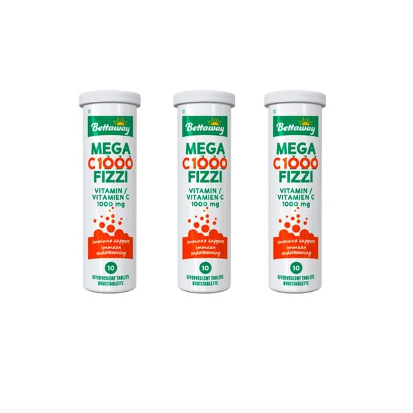 Bettaway Mega C1000 Vitamin C Immune Support - 60 Effervescent Tablets