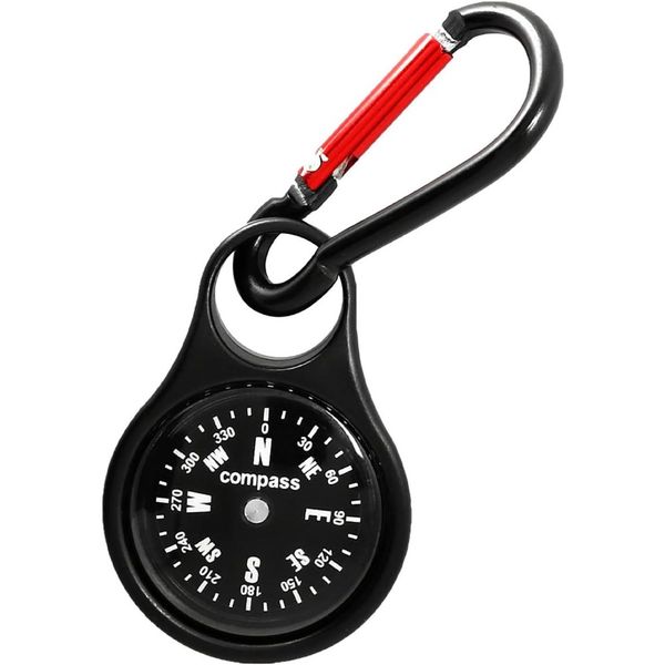 Mini Keychain Compass Portable Hiking Survival Compass