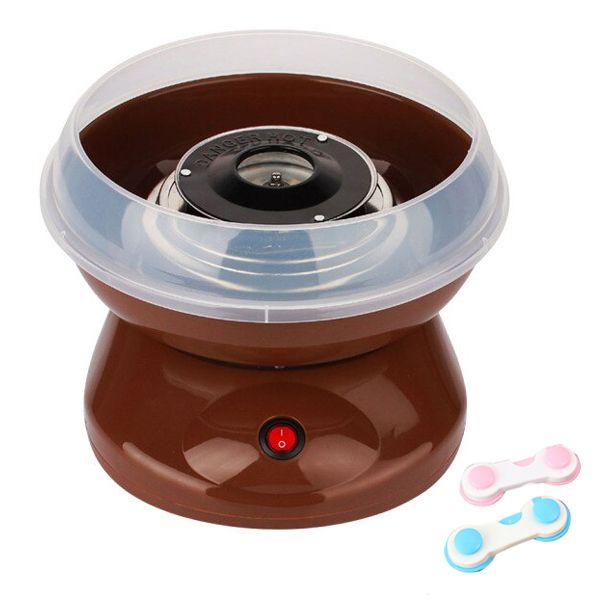 Brown Portable Cotton Candy Maker With Child Cab image