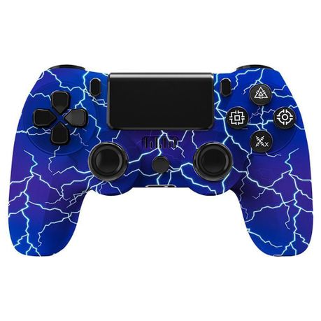 Wireless PS4 ControllerBluetooth Gamepad Compatible with PlayStation 4 Blue Lightning Image