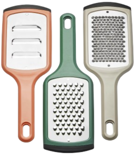 Sunplast Multi-Purpose Grater Set (3-Piece) SC-2362