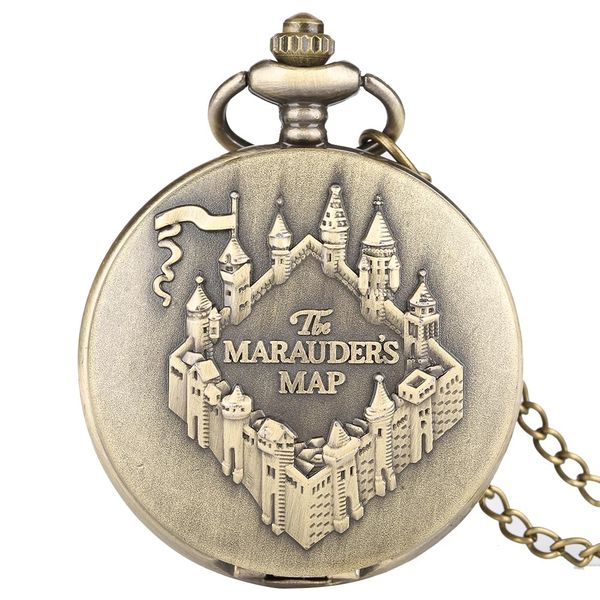 Harry Potter Marauder's Map Quartz Pocket Watch