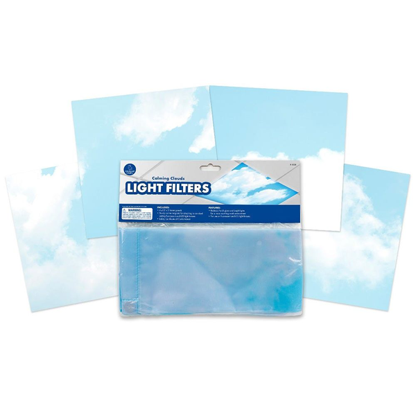Educational Insights - Calming Clouds Light Filters - Ceiling Light Shades