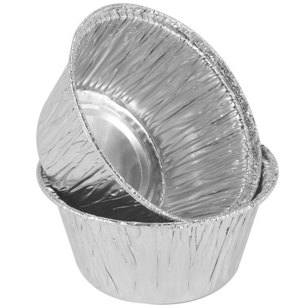 150 Pcs Aluminum Foil Cupcake Cups Ramekin Muffin Baking Cups, Disposable M