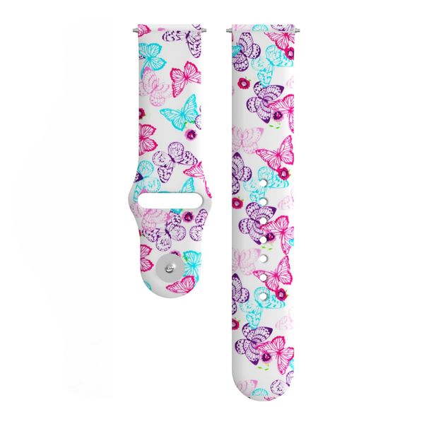 20mm Printed Silicone Replacement Strap For Samsung Watch 5