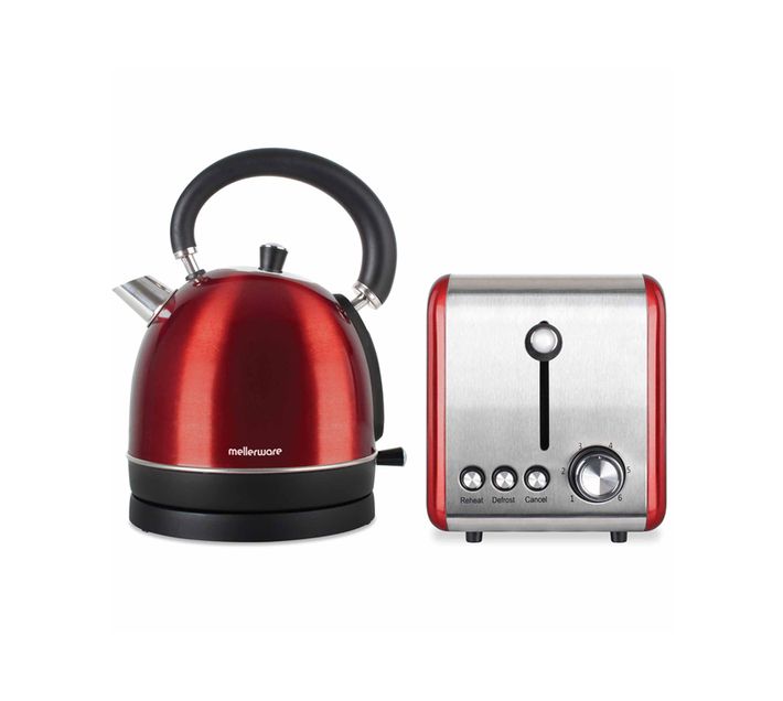 Mellerware Pack 2 Piece Set Stainless Steel Kettle And Toaster Shop