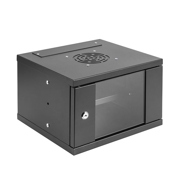 Space TV Lockable Network Server Cabinet - Wall-Mounted, Small 10 Inch