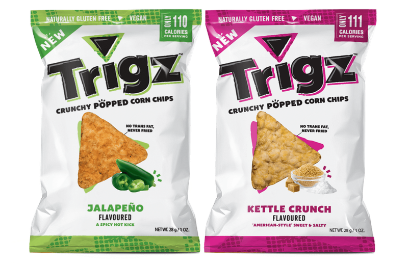 Trigz Jalapeno &amp; Sweet n Salty (Kettle) Corn Chips - 28g