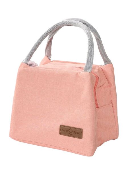 Portable Modern Lunch Bag Large with Foil Inner lining - 1-Piece - Black