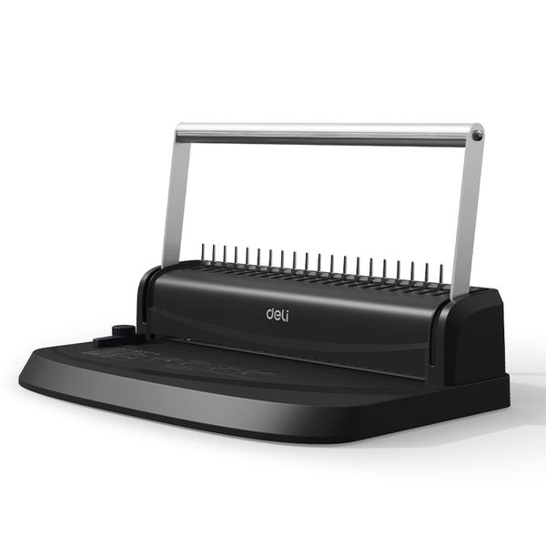 Deli A4 Binding Machine 21-Hole Max 8 Pages Punching and 145 Sheets Binding