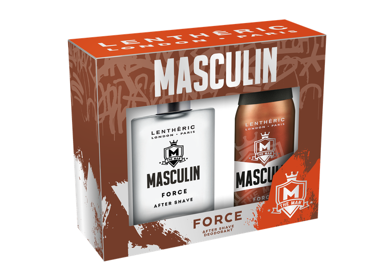Lentheric Masculin Force Aftershave and Deodorant Spray
