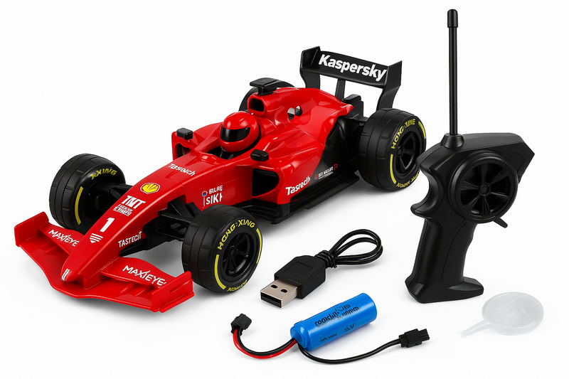Formula Drift Racer X - 2.4GHz Remote Control Spray Race Car/Black Edition