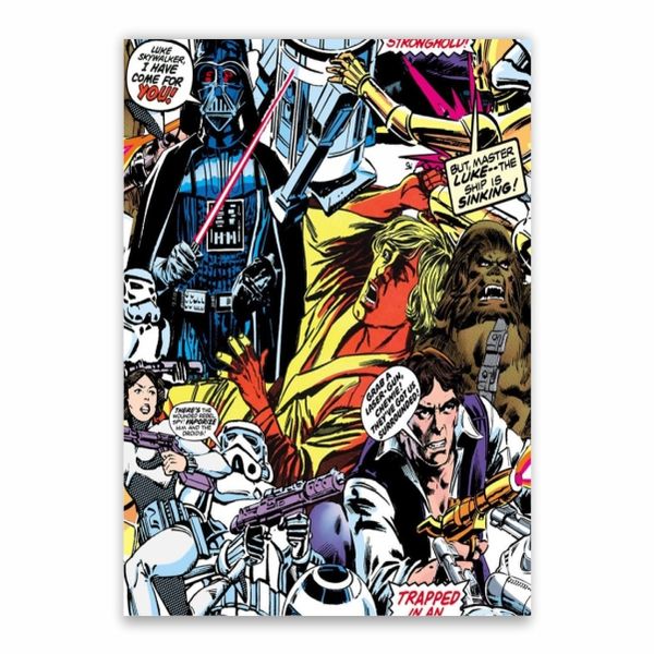 Star Wars Comic Books Poster - A1