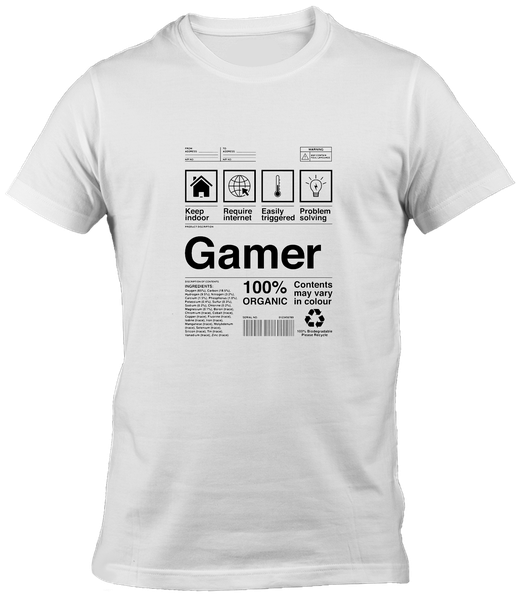 TUP White T-Shirt - Gamer Two