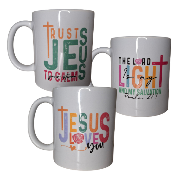 Inspire Your Day: Faith-Filled Christian Coffee Mug