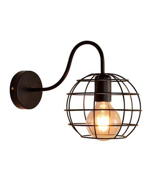Hello, Today Vintage Metals Cage Wall Light
