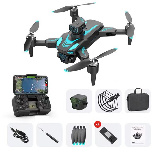 8K GPS Drone with 3 Cameras - Brushless Motor, Optical Flow, AI Tracking