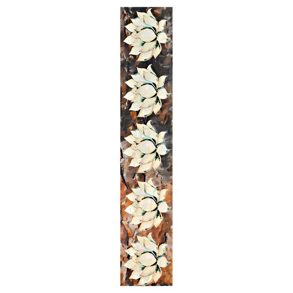 Wonderful White Floral Table Runner