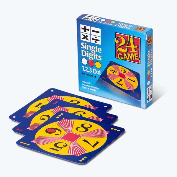 24Game(Maths24) Single Digits 48 Pack