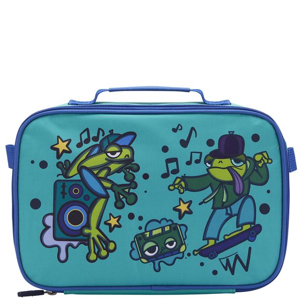 Hip Hop Frogs Clip-on Lunchbox