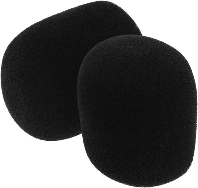 Washable Thick Sponge Microphone Covers, Fits Standard Microphones