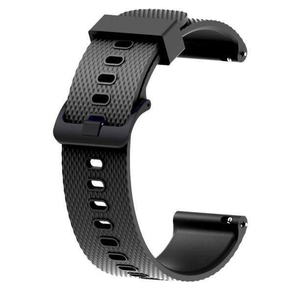 BasicX Sport Watch Band Compatible With Garmin Vivoactive 3 | 20 mm | Black