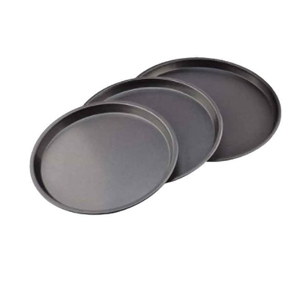 High Quality 3 Piece Pizza Pan Set – Non Stick (25cm , 28cm &amp; 30cm)