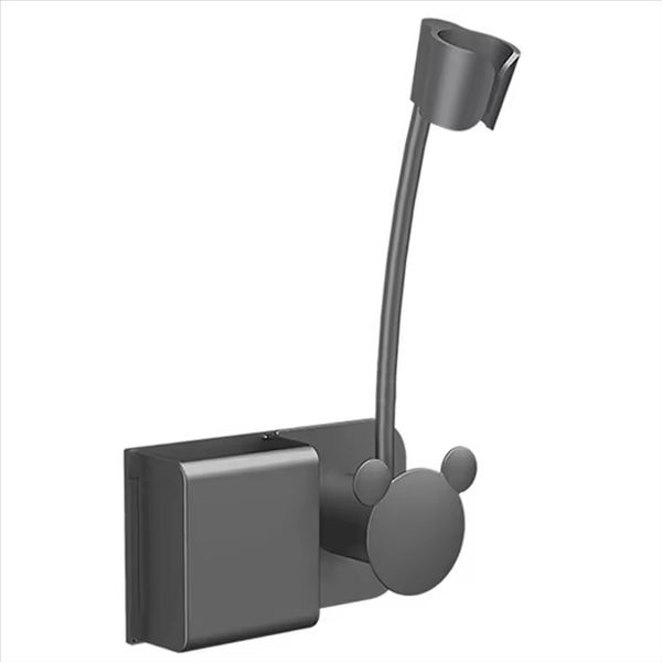 Bathroom Space Saver Hair Dryer Holder in Aluminium