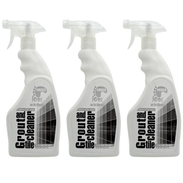 Under Foot - Laminate Grout and Tile Cleaner - 750ml - Pack of 3