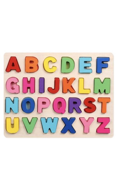 Alphabet Puzzle Wooden Kid Toy ABC