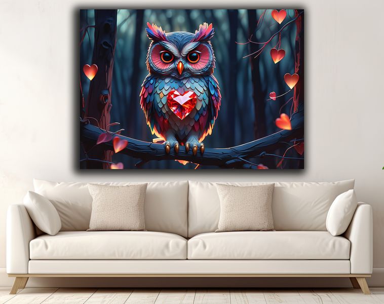 0239 Owl City Canvas Wall Art