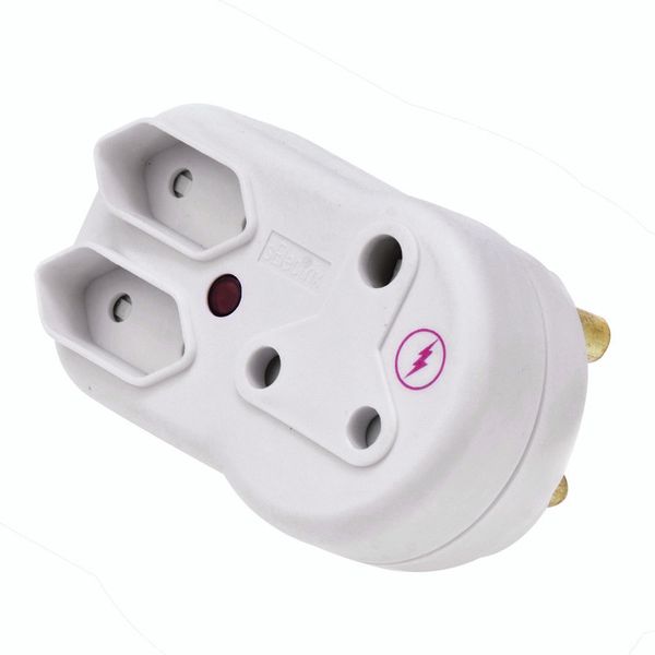 Digitech 1x16A + 2x5A Surge Adaptor