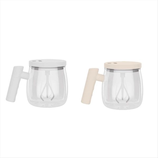 2Pcs 400Ml Self Stirring Mug Electric Stirring Coffee Cup