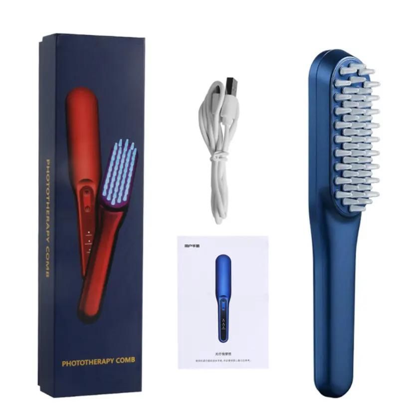 LED Hair Therapy Comb with LED Light Scalp Treatment & Vibration Massage