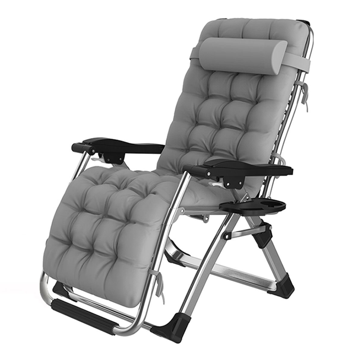 Folding Deck Chair with Cushion (SAFC001SBKS) Shop Today. Get it