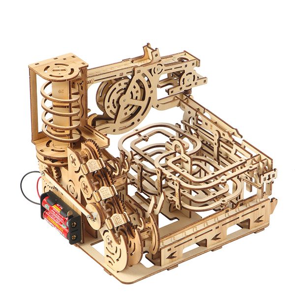 Spiral Walkway 3D Wooden Mechanical Puzzle: 239 - Piece Track Ball Maze