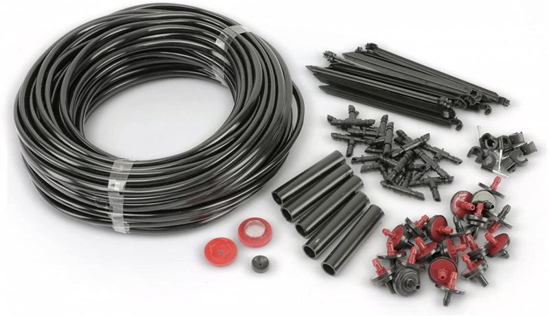 Progarden - Micro Irrigation Watering System - 71 Pieces (Tube 23 Meter)